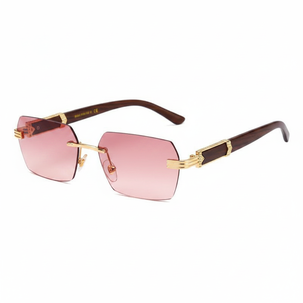 Aurum Rimless Elite - Lente Rosa