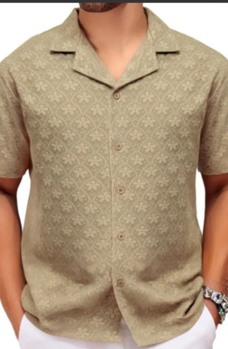 Polo Texturizado Premium | Camisa Manga Corta
