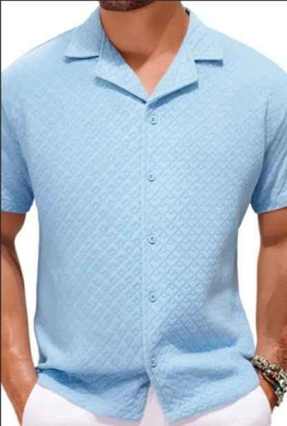 Polo Texturizado Premium | Camisa Manga Corta