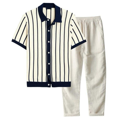 Conjunto Riviera Knit Stripe