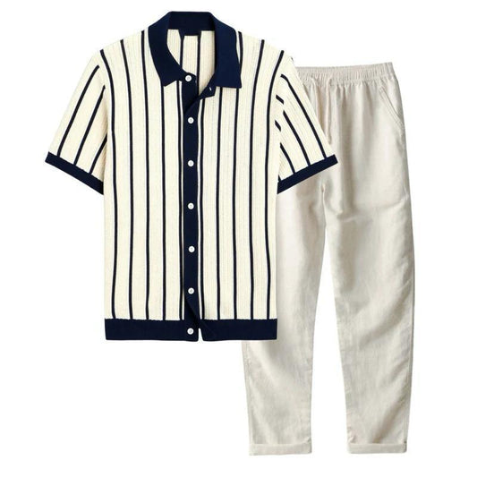 Conjunto Riviera Knit Stripe