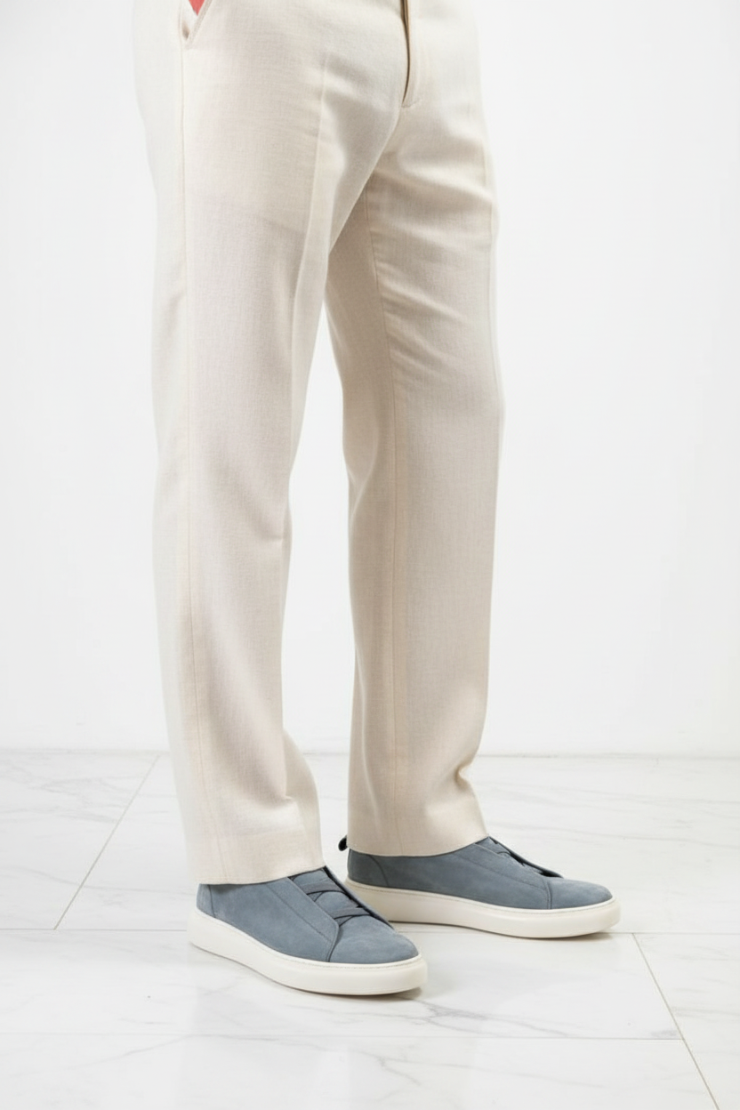 | Zapatilla de Ante slip para hombre