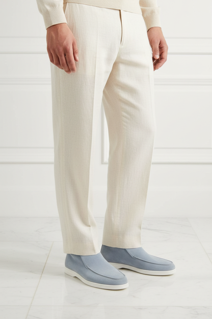 Maison Loafer Azul Claro — modelo