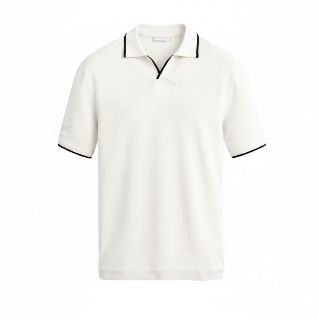 Polo Élite Manga Corta - Blanco