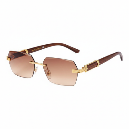 Aurum Rimless Elite - Lente Té Degradado