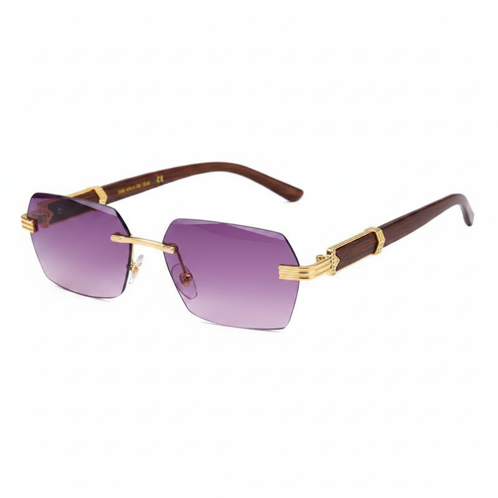Aurum Rimless Elite - Lente Morado