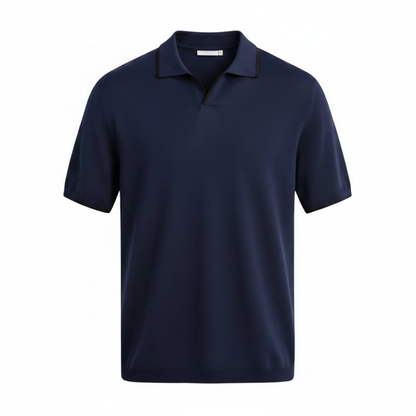 Polo Élite Manga Corta - Azul Marino