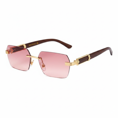 Aurum Rimless Elite - Lente Rosa